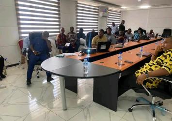 Deputy Minister of Youth Development J.  Bryant Byrant McGill had an acquaintance meeting with Heads of Programs and Projects of the Youth Development