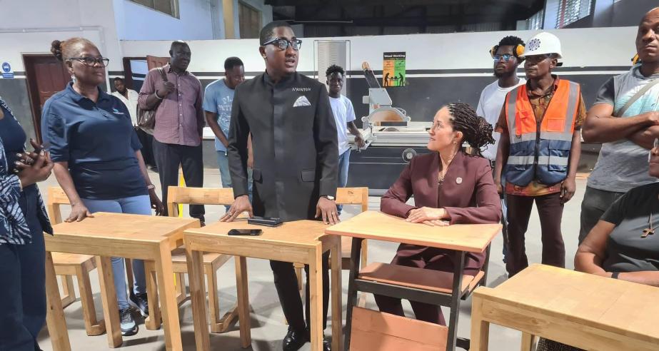 University of Liberia President Visits Monrovia Vocational Training Center, Explores Strategic Partnership