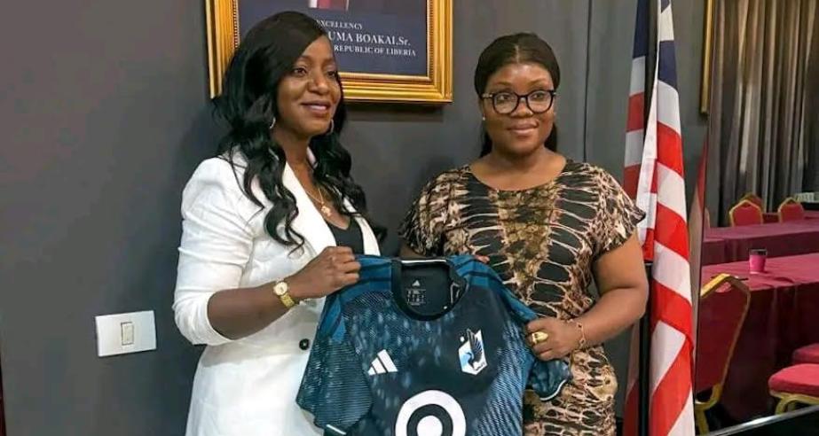 Minister Cornelia W. Kruah Meets SARX Executives Over Lone Star’s July 26 U.S. Independence Day Match in Minnesota