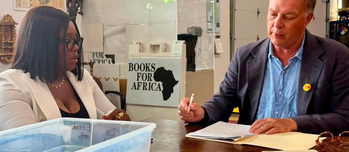 Ministry of Youth and Sports Pursues Landmark Partnership with Books For Africa to Transform Youth Centers into Learning and Digital Resource Hubs