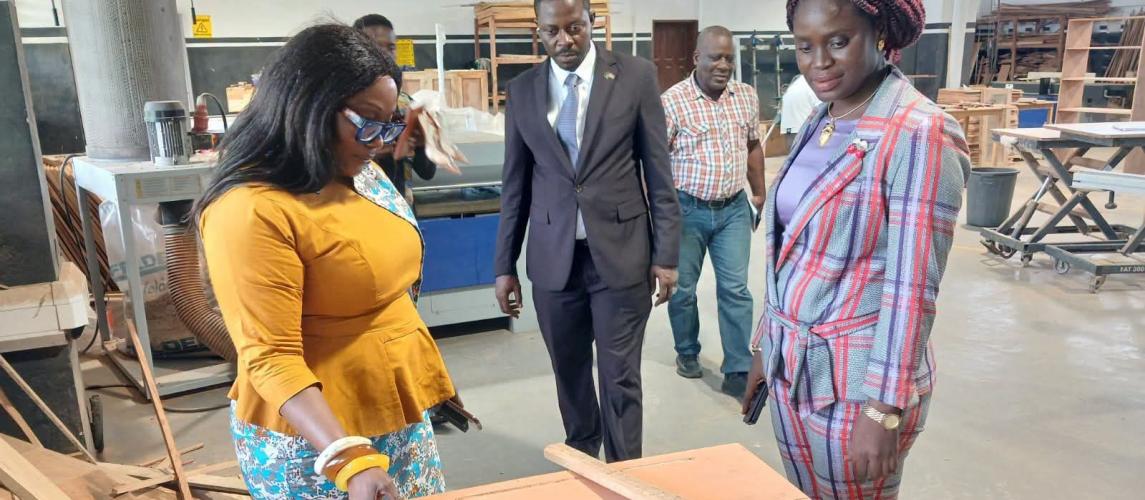 Liberia’s Trade and Investment Envoy to Canada Visits MVTC to Boost Technical Training Cooperation
