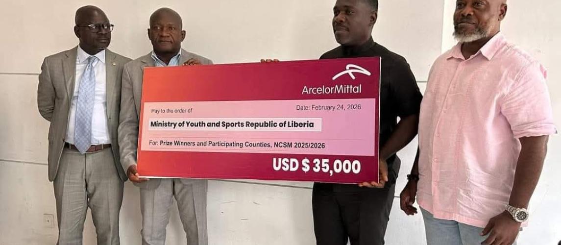 Arcelor Mittal Donates US$35,000 to Support 15 Counties