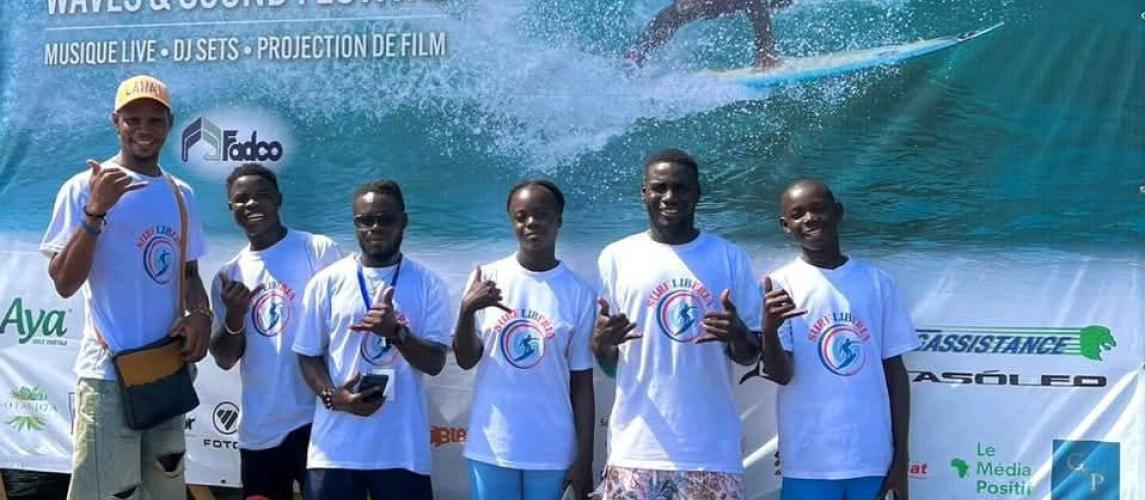 LIBERIA SHINES AT SURFING COMPETITION IN CÔTE D’IVOIRE