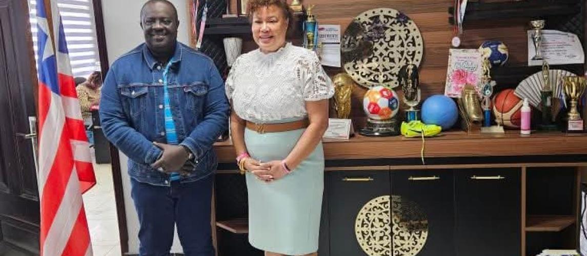 Peace Corps Country Director Pays a Courtesy Visit on Youth and Sports Minister