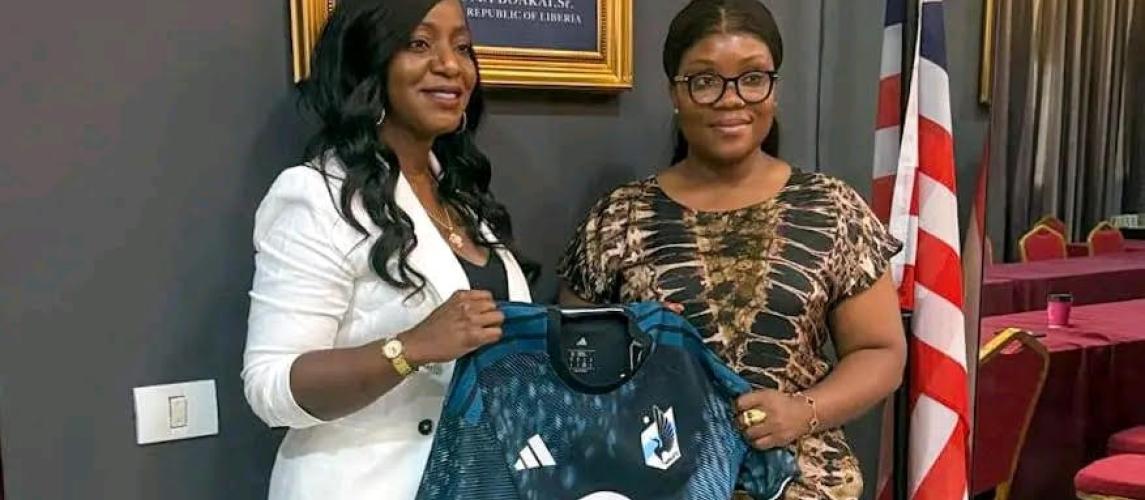 Minister Cornelia W. Kruah Meets SARX Executives Over Lone Star’s July 26 U.S. Independence Day Match in Minnesota