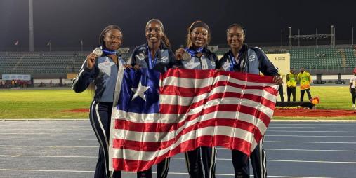 Team Liberia Shines at African Senior Championships in Accra