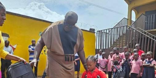 PRESIDENT JNB's BACK TO SCHOOL INITIATIVE REACHES ELWA COMMUNITY, DISTRICT 6